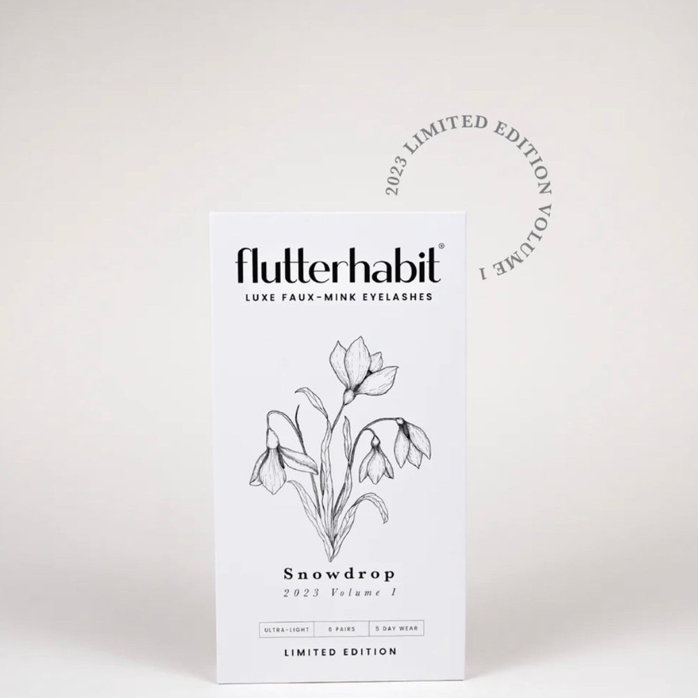 Flutter Habit Snowdrop (Black)-SOLD OUT ON WEBSITE!